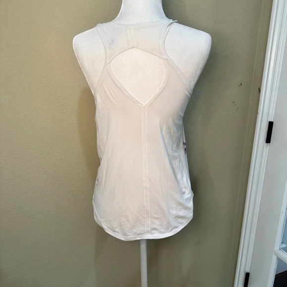 RARE IVIVVA LULULEMON Keyhole Back Neon Jellyfish Tank - size 12 - Picture 5 of 6